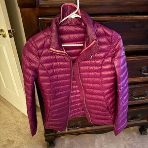 Kate Spade Magenta Puffer Jacket